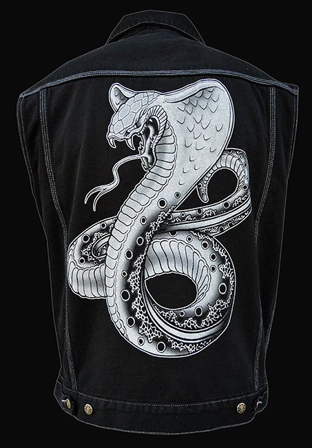 Mens Cobra - Denim Vest